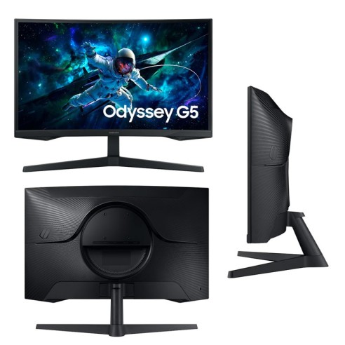 Monitor Samsung Odyssey G5 27" QHD (2560 x 1440), 1 x HDMI 2.0, 1 x DP 1.2, 1 x Audífono