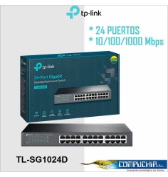 SWITCH GbE 24pt TP-LINK TL-SG1024D