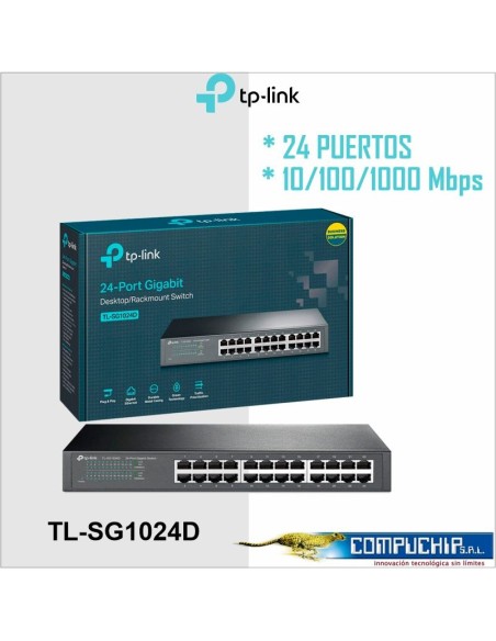 SWITCH GbE 24pt TP-LINK TL-SG1024D