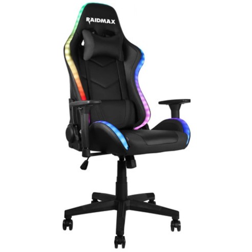 SILLA GAMER RAIDMAX DRAKON DK925BK ARGB NEGRO
