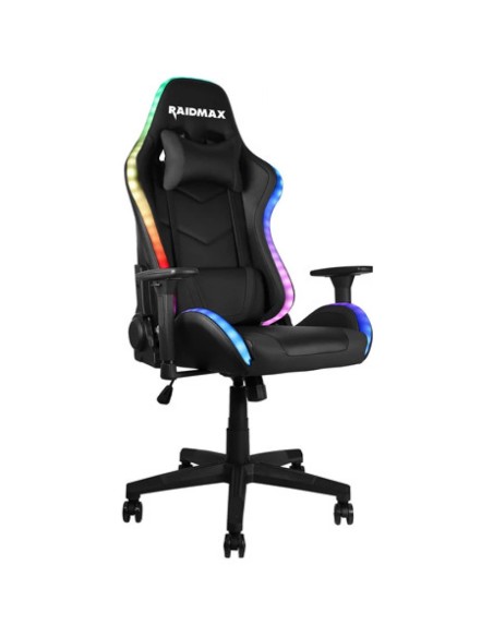 SILLA GAMER RAIDMAX DRAKON DK925BK ARGB NEGRO