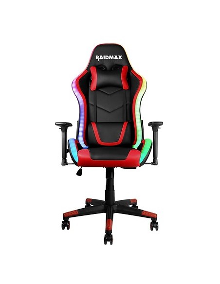 SILLA GAMER RAIDMAX DRAKON DK925RD ARGB ROJO