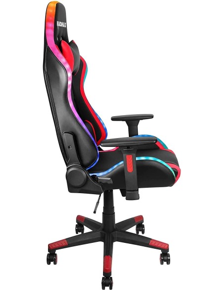 SILLA GAMER RAIDMAX DRAKON DK925RD ARGB ROJO