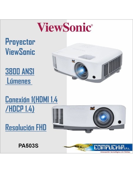 Proyector ViewSonic PA503S - Proyector DLP - 3D