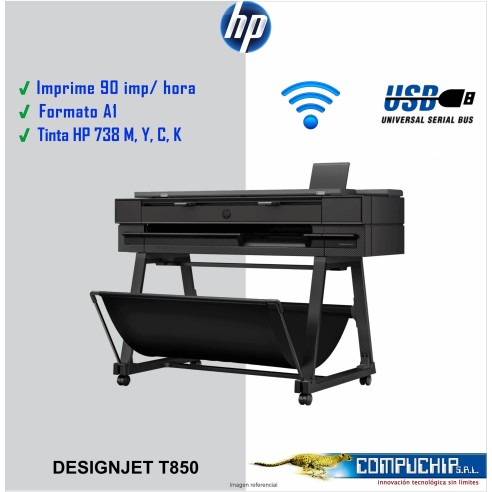Plotter multifuncional HP DesignJet T850 de 36 pulgadas (2Y9H2A)