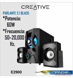 PARLANTES CREATIVE E2900 2.1 BLACK