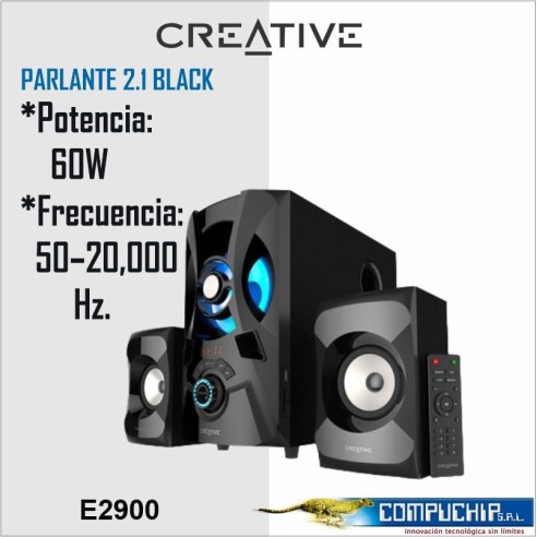 PARLANTES CREATIVE E2900 2.1 BLACK