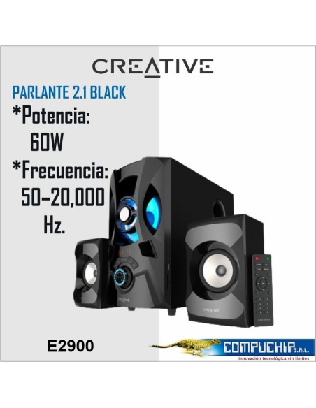 PARLANTES CREATIVE E2900 2.1 BLACK