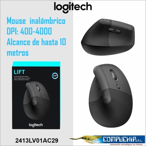 MOUSE LOGITECH LIFT INALÁMBRICO