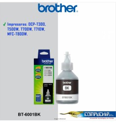 TINTA BROTHER BT6001BK BLACK DCP-T300W/500W/700W