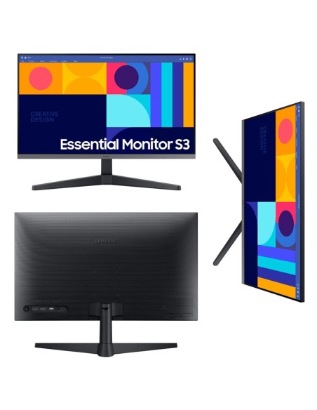 Monitor Plano Samsung Essential S3 27", FHD IPS, 100Hz, 4ms, HDMI, DP