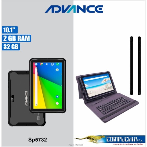 Tablet Advance SP5732 , 10.1" IPS 1920*1200, 32GB, 2GB RAM, Android 11 Go , Diseño IP62