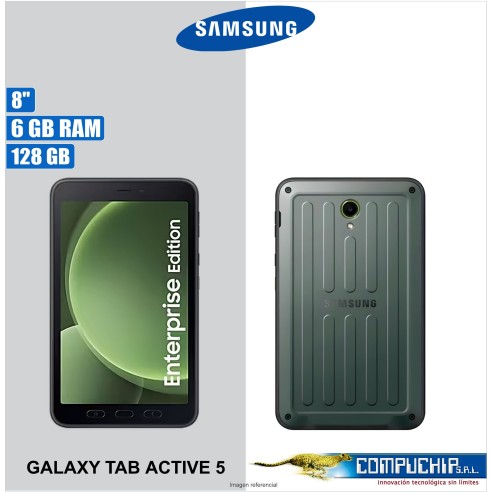 Tablet Samsung Galaxy Tab Active 5, 8.0" TFT WUXGA (1920x1200), 120Hz, SM-X306BZGAL08
