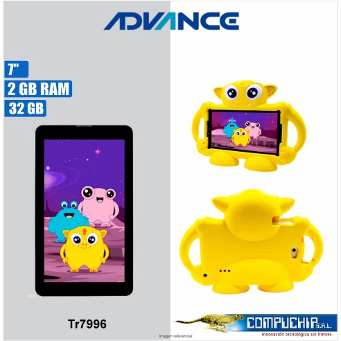 Tablet Advance Intro TR7996, 7" IPS 1024x600, Android 11 Go, 3G, Dual SIM, 32GB, RAM 2GB.