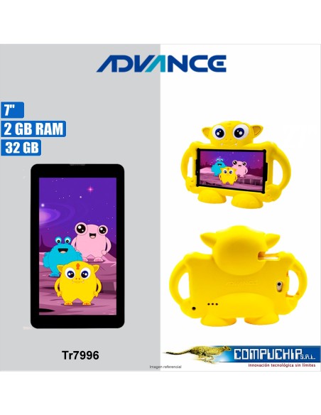 Tablet Advance Intro TR7996, 7" IPS 1024x600, Android 11 Go, 3G, Dual SIM, 32GB, RAM 2GB.