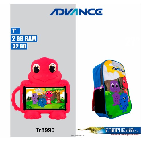Tablet Advance Intro TR8990, 7" IPS 1024x600, Android 14 Go, 4G, Dual SIM, 32GB, RAM 2GB.