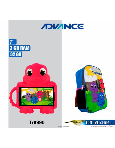 Tablet Advance Intro TR8990, 7" IPS 1024x600, Android 14 Go, 4G, Dual SIM, 32GB, RAM 2GB.