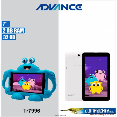 Tablet Advance Intro TR7996, 7" IPS 1024x600, Android 11 Go, 3G, Dual SIM, 32GB, RAM 2GB.