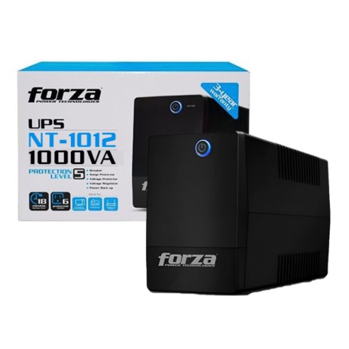 UPS interactiva 1000VA/500W, 6 slds, RJ11, torred comp-220V