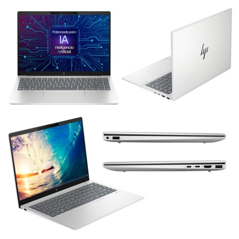 Notebook HP Pavilion Plus 14-ew1002la, Core Ultra 7 155H hasta 4.8GHz, 32GB LPDDR5x-6400