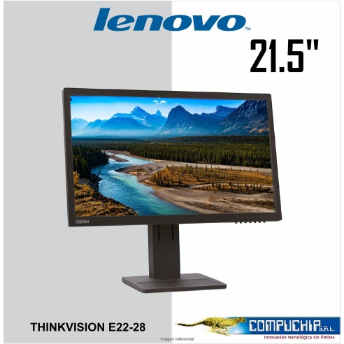 Monitor Lenovo ThinkVision E22-28, 21.5" 1920x1080 WLED IPS HDMI/DP/VGA/Speakers(2 x 1.5W)