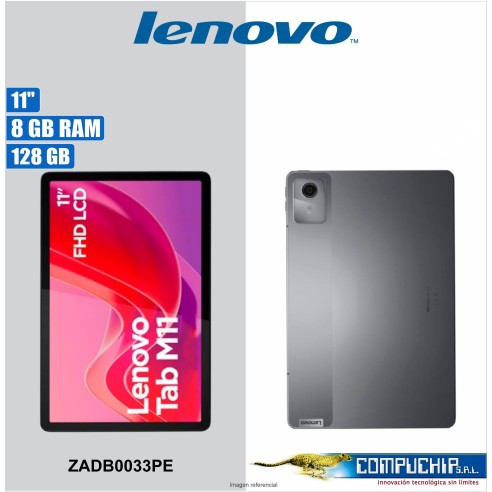 Tablet Lenovo Tab M11, 11" WUXGA (1920x1200) IPS (In-cell/10-point Multi-touch)