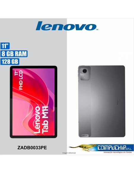 Tablet Lenovo Tab M11, 11" WUXGA (1920x1200) IPS (In-cell/10-point Multi-touch)