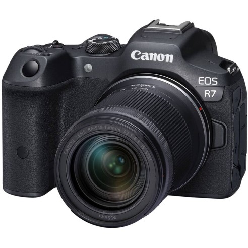 Cámara mirrorless Canon EOS R7 con Lente RF-S 18-150MM F/3.5-6.3 IS STM