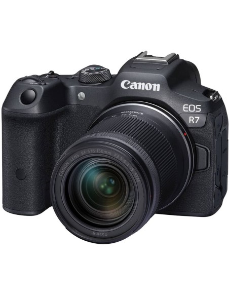 Cámara mirrorless Canon EOS R7 con Lente RF-S 18-150MM F/3.5-6.3 IS STM