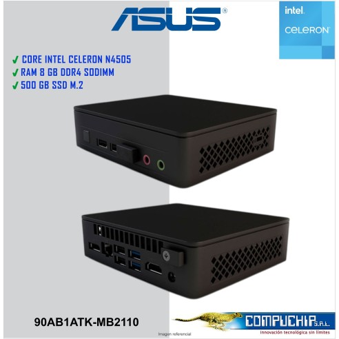 MINI PC ASUS NUC 11 ESSENTIAL CELERON N4505 ATLAS CANYON