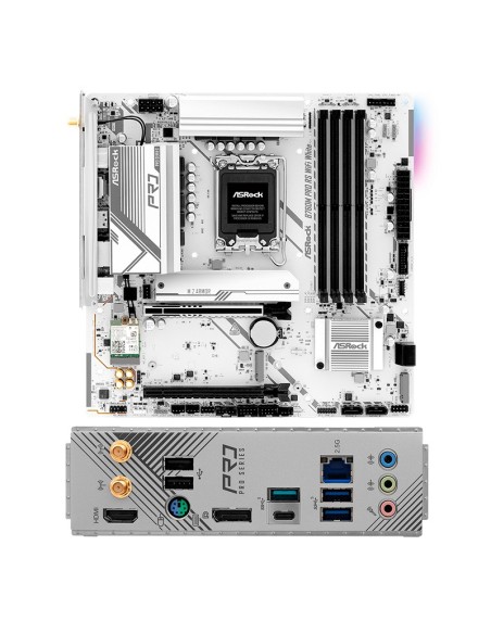 Motherboard ASROCK B760M Pro RS WiFi White, Chipset Intel B760, LGA1700, mATX