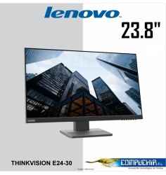 Monitor Lenovo ThinkVision E24-30, 23.8" 1920x1080 WLED IPS HDMI/DP/VGA Color Raven Black