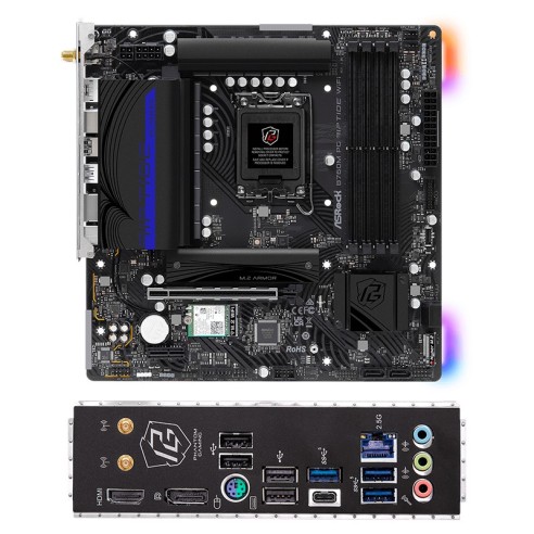 Motherboard ASROCK B760M PG Riptide WiFi, Chipset Intel B760, LGA1700, mATX