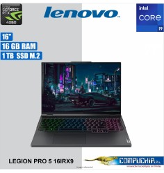 NB LENOVO Legion Pro 5 16IRX9, 16" WQXGA IPS, Intel Core i9-14900HX 5.8Ghz, 16GB DDR5-5600