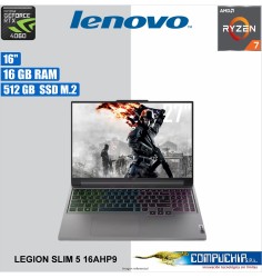 NB LENOVO Legion Slim 5 16AHP9, 16" WQXGA IPS, AMD Ryzen 7-8845HS 5.1GHz, 16GB DDR5-5600