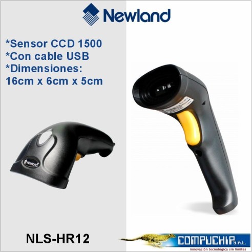 SCANNER/LECTOR DE CODIGO DE BARRAS NEWLAND ALAMBRICO / NLS-HR12