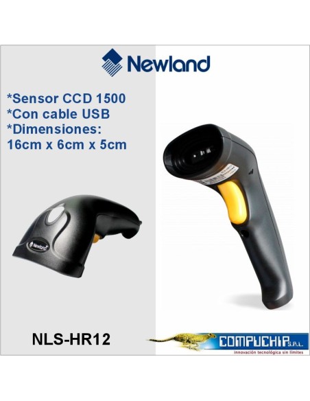 SCANNER/LECTOR DE CODIGO DE BARRAS NEWLAND ALAMBRICO / NLS-HR12