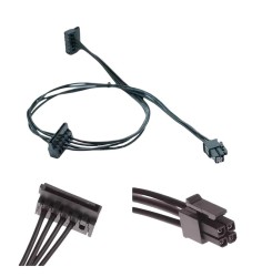 Mini Cable de fuente de alimentación de 4 pines a SATA para Lenovo, interfaz de placa principal