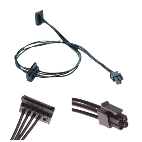 Mini Cable de fuente de alimentación de 4 pines a SATA para Lenovo, interfaz de placa principal