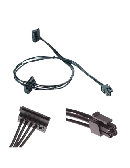 Mini Cable de fuente de alimentación de 4 pines a SATA para Lenovo, interfaz de placa principal