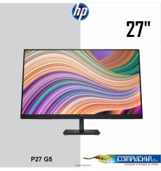 Monitor Plano HP P27 G5, 27", FHD IPS, 75Hz, 5ms, HDMI, DP, VGA