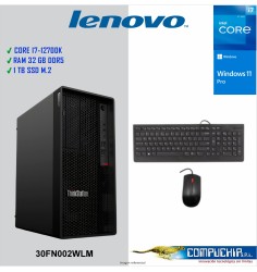 Workstation Tower Lenovo ThinkStation P360 Core i7-12700K 3.6/4.9GHz, 32GB DDR5-4800 NonECC, 1 TB SSD, 1TB HDD