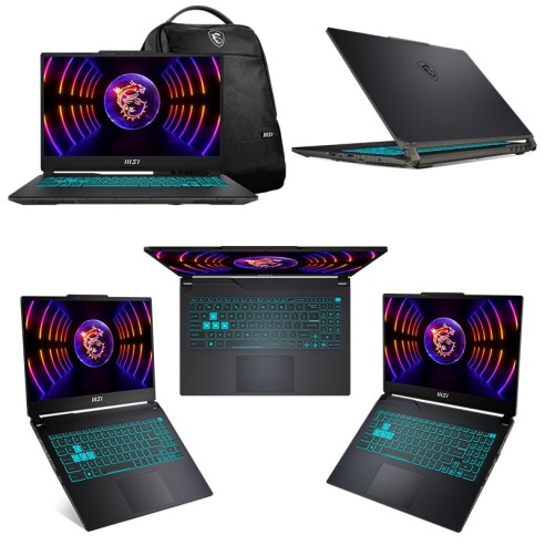 Notebook MSI Cyborg 15 A12VE 15.6" FHD IPS Core i7-12650H hasta 4.7GHz, 16GB DDR4-3200MHz