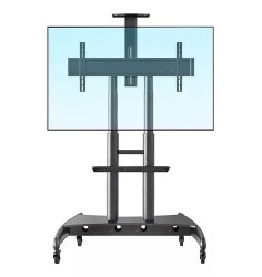 RACK MOVIL  PEDESTAL AVA 1800 PARA PANTALLA INTERACTIVA, 55" - 90"