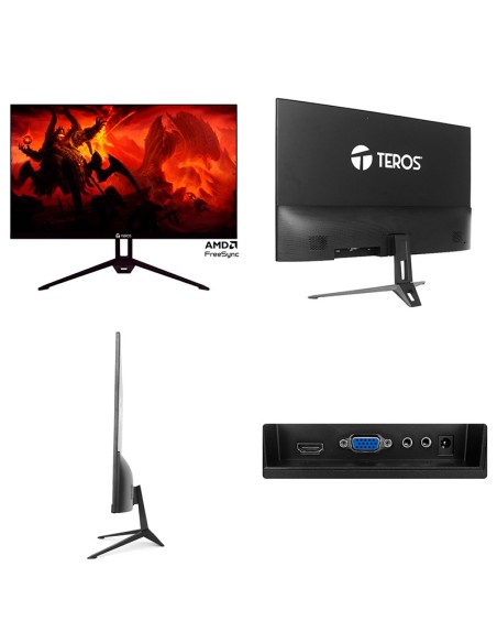 Monitor plano TEROS TE-2415S, 23.8" FHD IPS, HDMI, DP