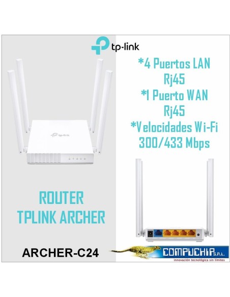 ARCHER C24 TP-Link Router Wi-Fi 5 / AC750 Dual Band
