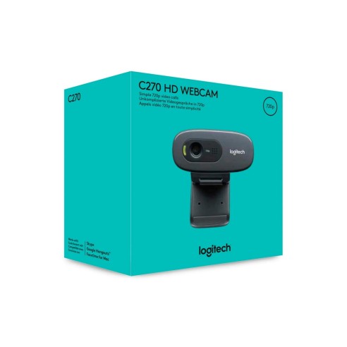 CAMARA WEB LOGITECH C270 HD WEBCAM