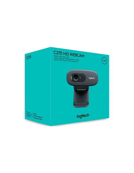 CAMARA WEB LOGITECH C270 HD WEBCAM