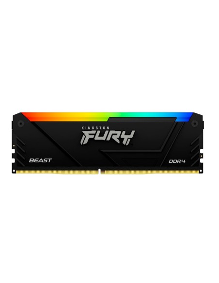 Memoria Kingston Fury Beast RGB BLACK, 16GB, DDR4-3600MHz, PC4-28800, CL18, 1.35V, Non-ECC