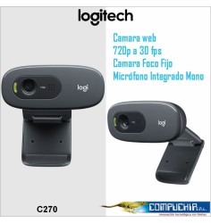 CAMARA WEB LOGITECH C270 HD WEBCAM